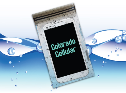 Waterproof Smart Phone Pouch imprinted with Colorado Cellular logo